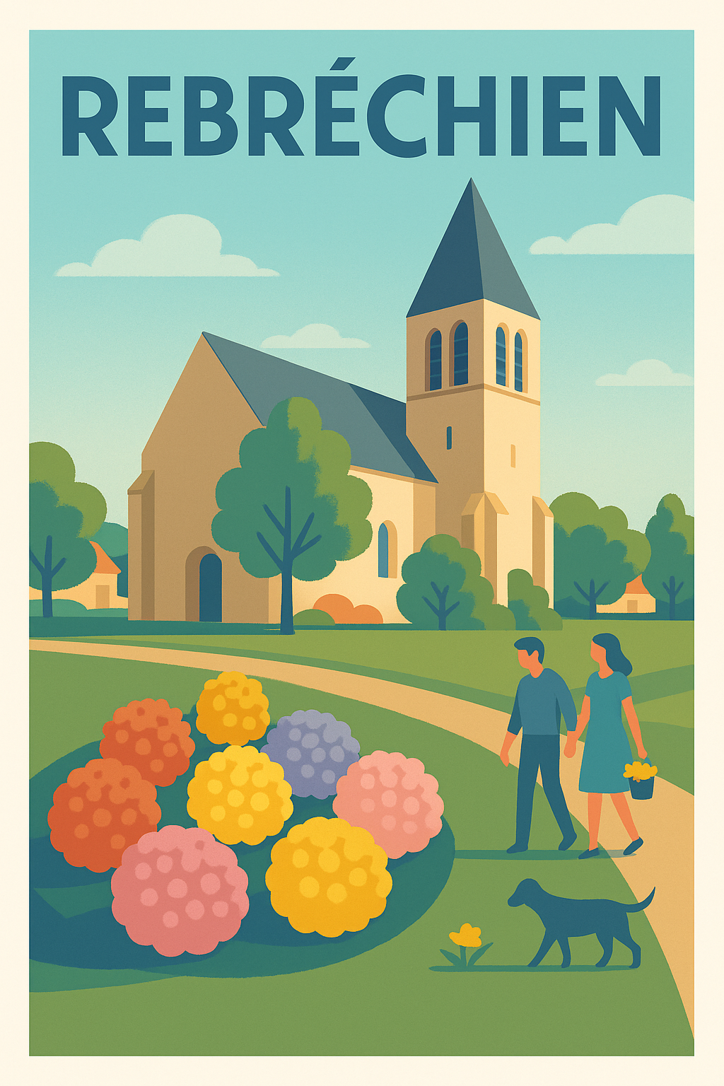 Affiche de Rebréchien - Un havre de paix champêtre