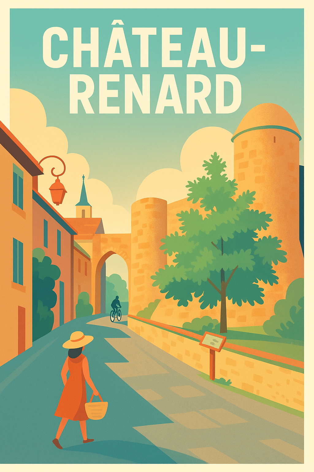 Affiche de Château-Renard - Promenade au cœur de l'histoire