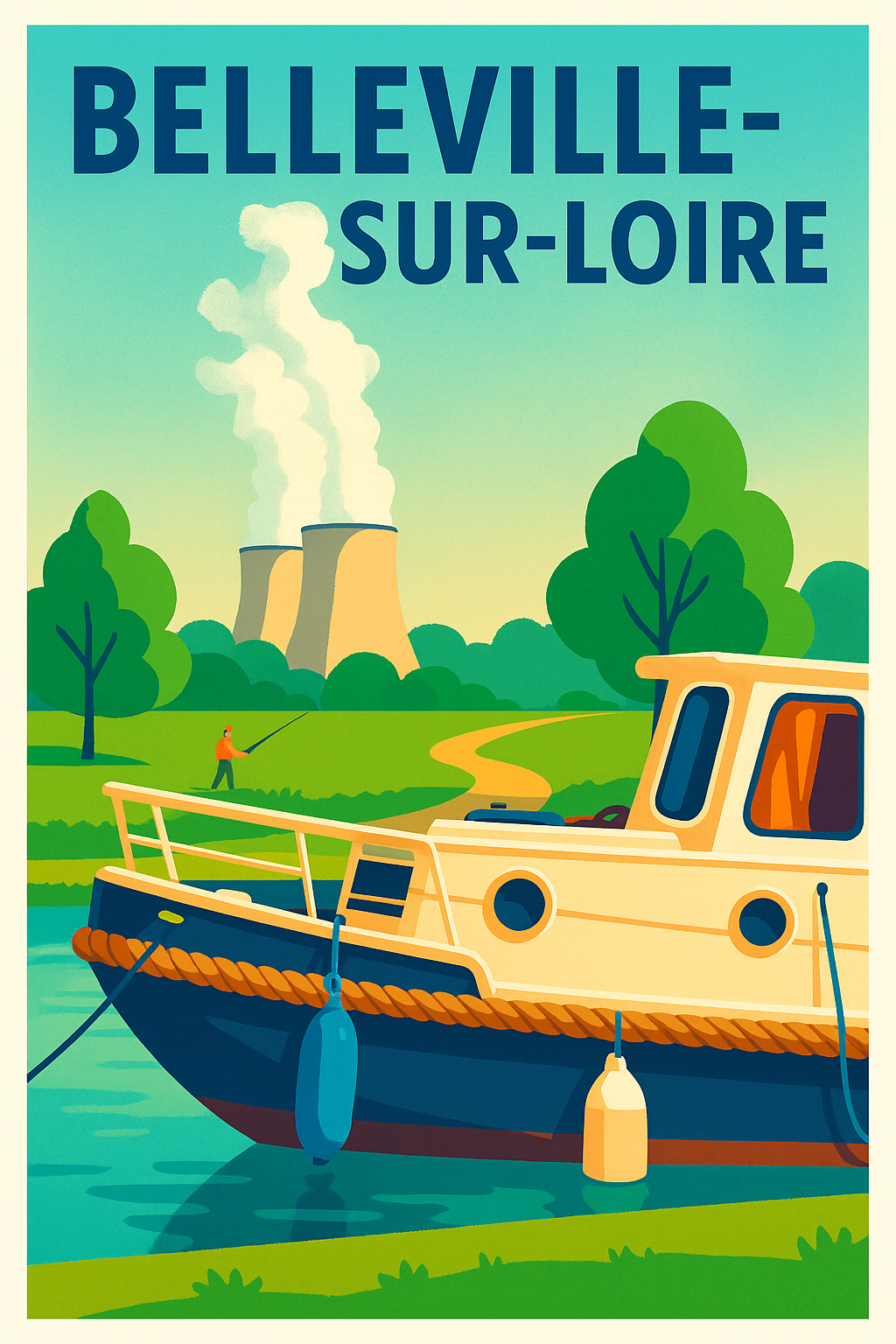 Affiche de Belleville-sur-Loire - Charme paisible au fil de l'eau