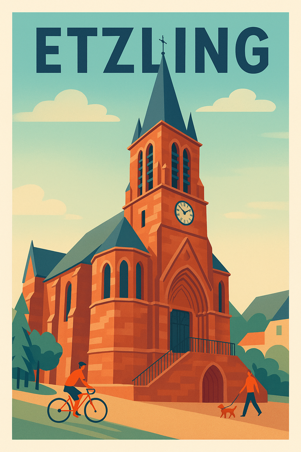 Affiche de Etzling - Charme et sérénité au cœur de la Moselle