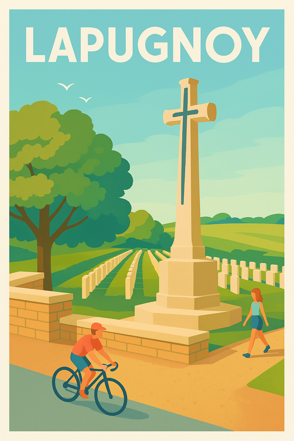 Affiche de Lapugnoy - Harmonie paisible entre nature et mémoire