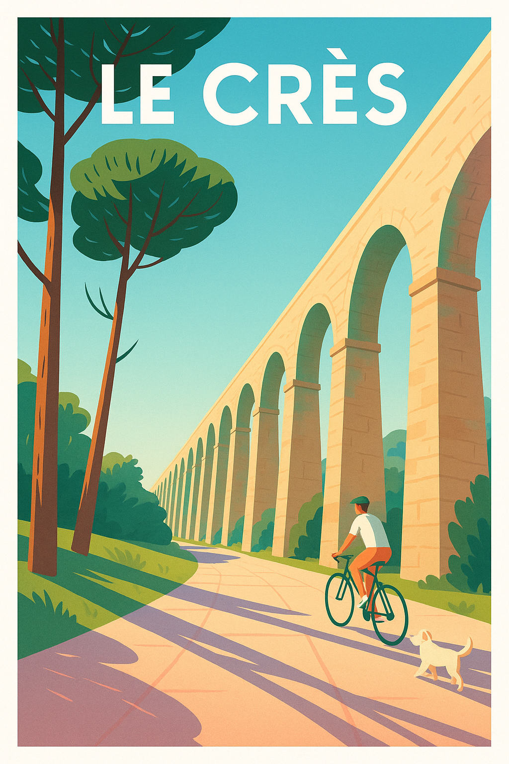 Affiche de Le Crès - Évasion et Nature au fil de l’aqueduc