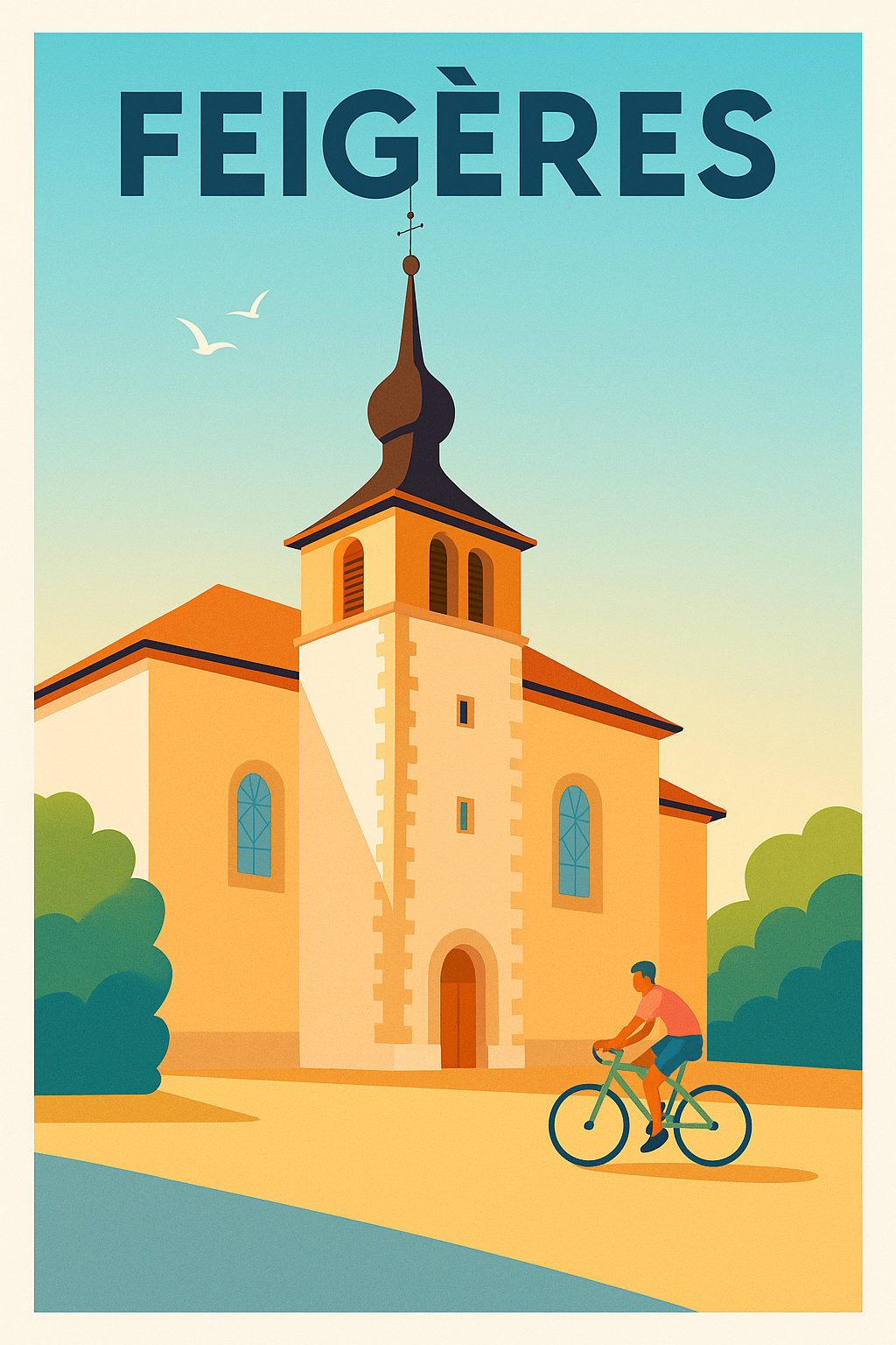 Affiche de Feigères - Douceur champêtre et patrimoine typique