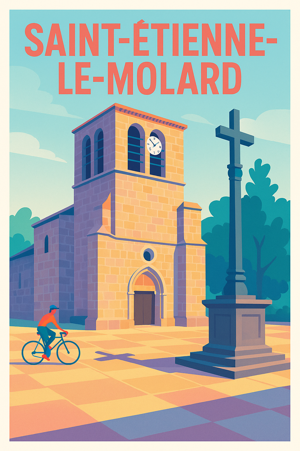 Affiche de Saint-Étienne-le-Molard - Charme et sérénité au cœur du village