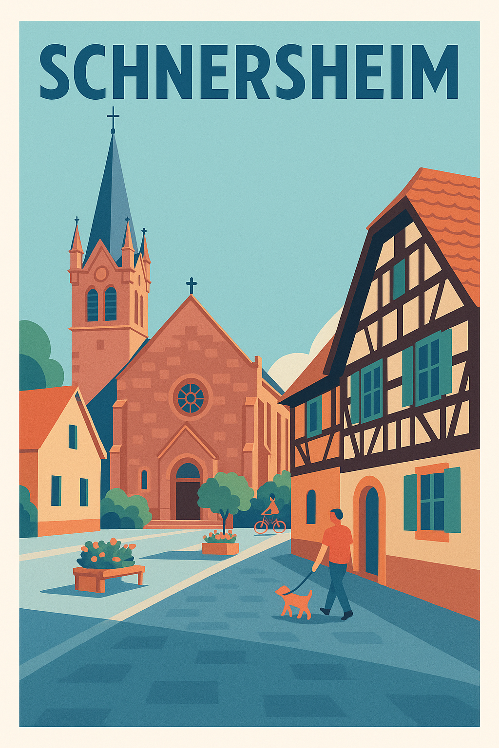 Affiche de Schnersheim - Charme pittoresque et ambiance paisible