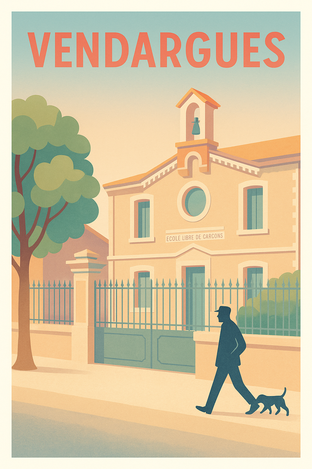 Affiche de Vendargues - Charme paisible de la vie locale