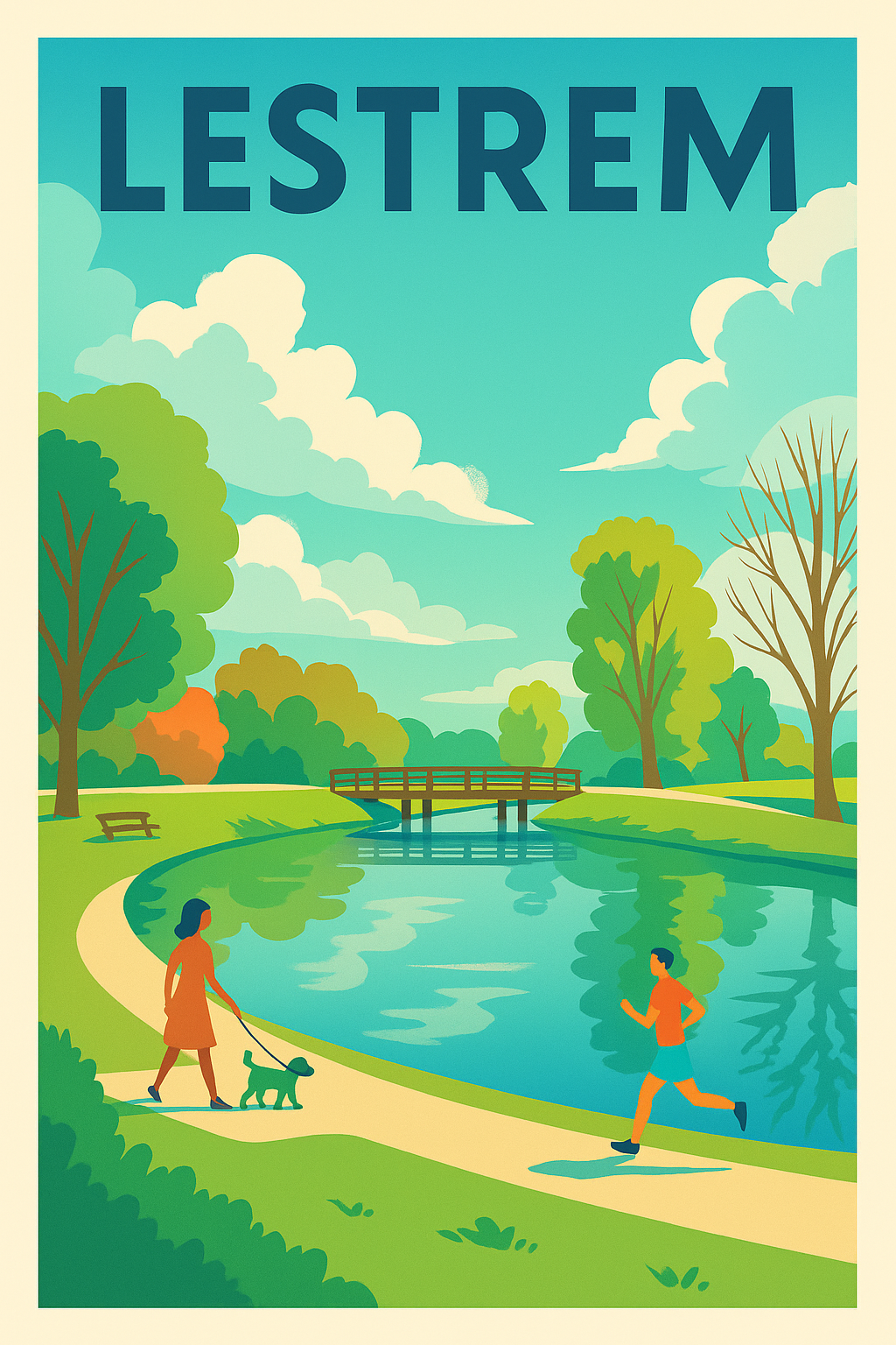 Affiche de Lestrem - Charme naturel au bord de l'eau
