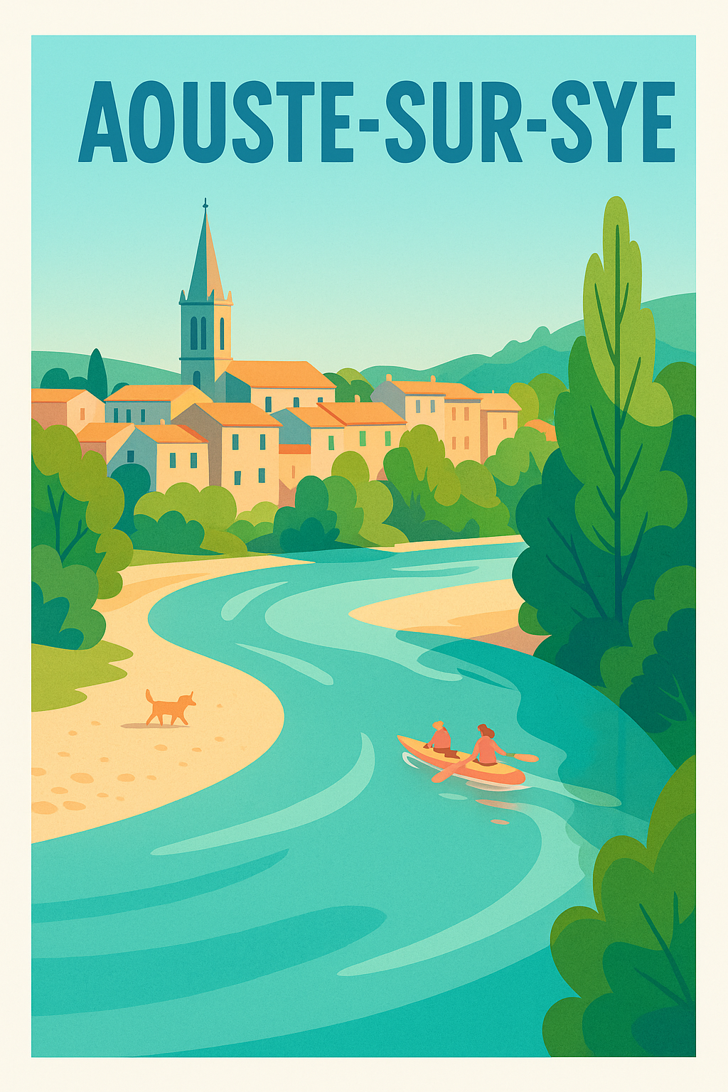 Affiche de Aouste-sur-Sye - Évasion au fil de l'eau