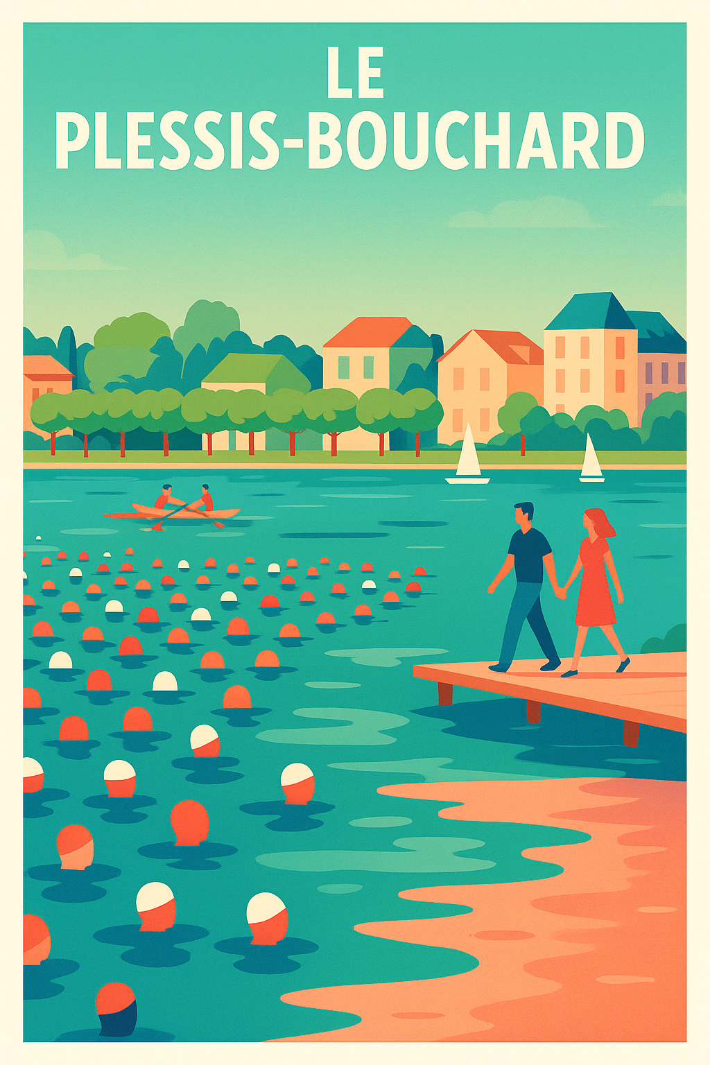 Affiche de Le Plessis-Bouchard - Charme paisible au bord de l'eau