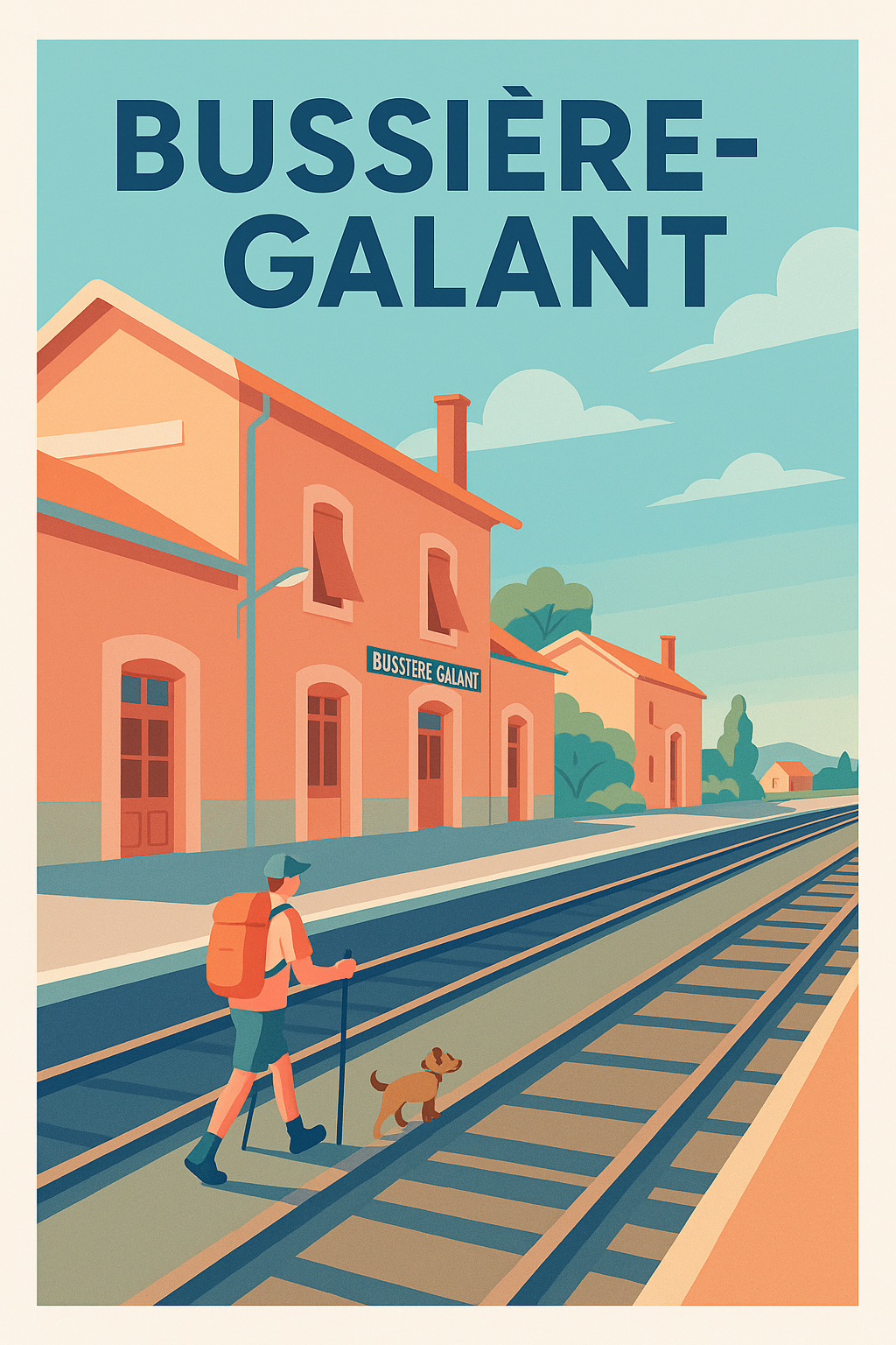 Affiche de Bussière-Galant - Escapade paisible en pleine nature