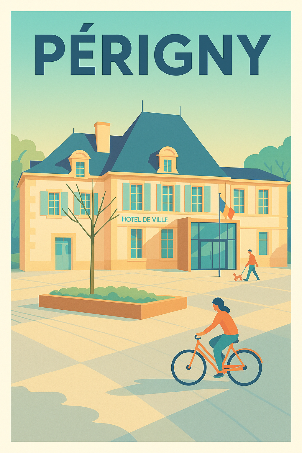 Affiche de Périgny - Sérénité et vie locale au cœur de la ville