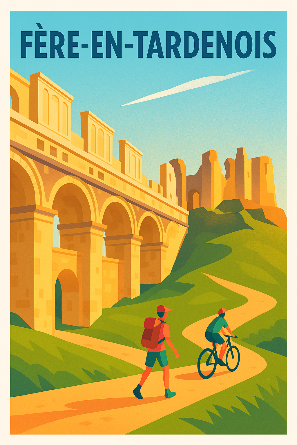 Affiche de Fère-en-Tardenois - Escapade nature et patrimoine