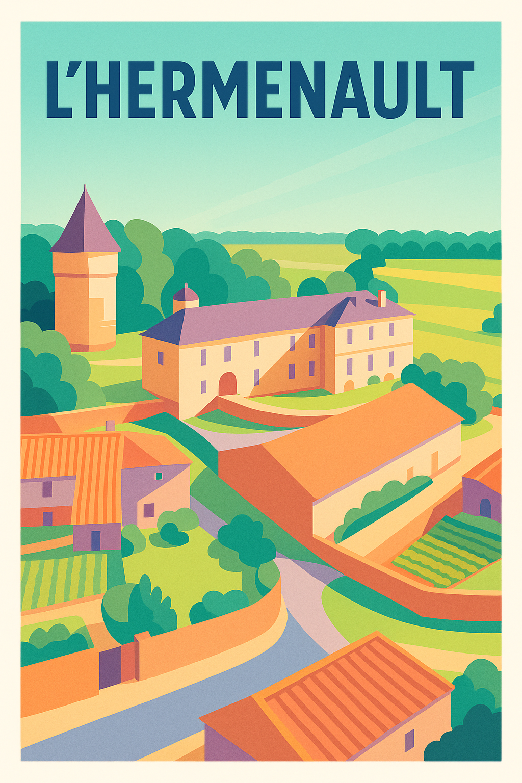Affiche de L'Hermenault - Charme et sérénité au cœur de la campagne