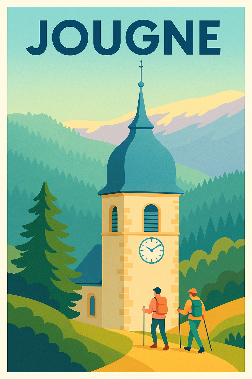 Affiche de Jougne - Entre nature et patrimoine authentique
