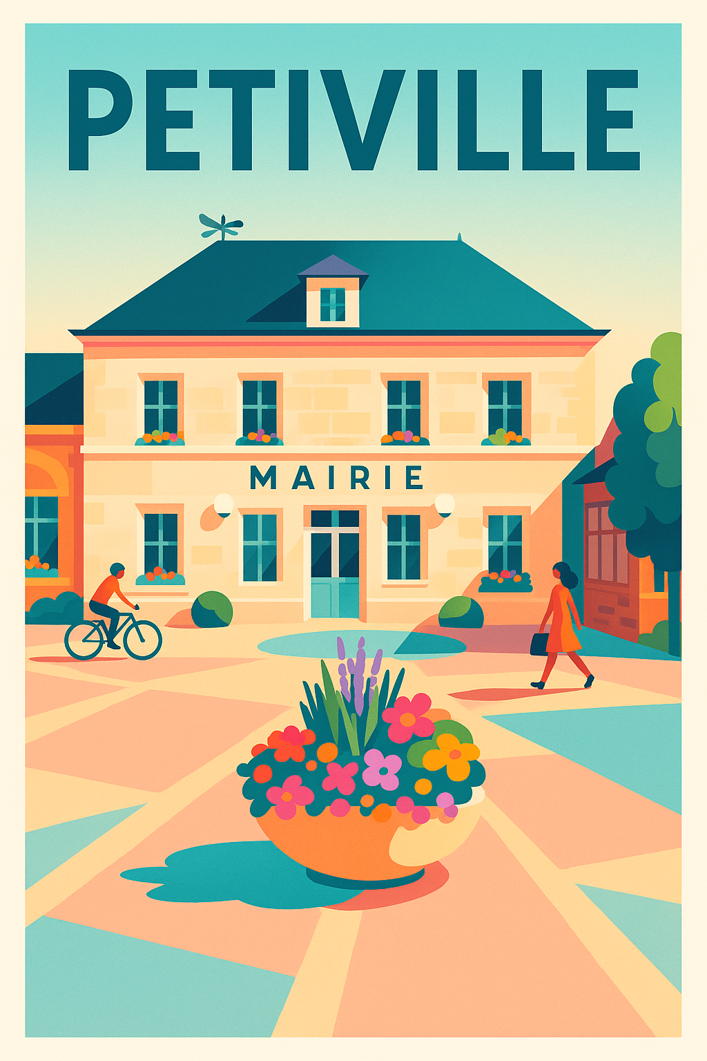 Affiche de Petiville - Charme et Sérénité de la Mairie