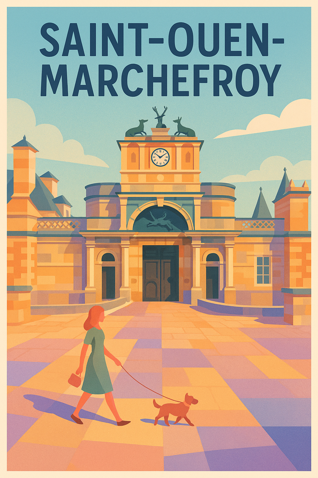 Affiche de Saint-Ouen-Marchefroy - L'élégance au cœur du patrimoine