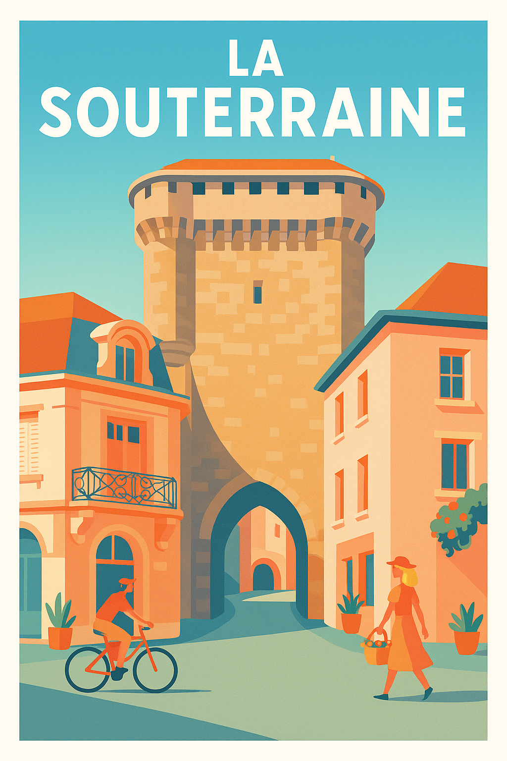 Affiche de La Souterraine - Charme historique et douceur de vivre