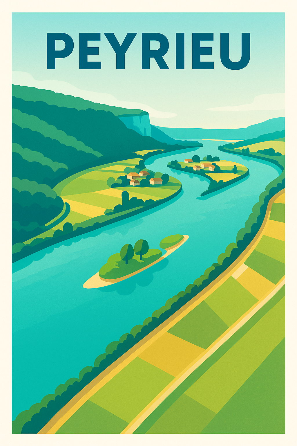 Affiche de Peyrieu - Évasion bucolique au cœur de la nature