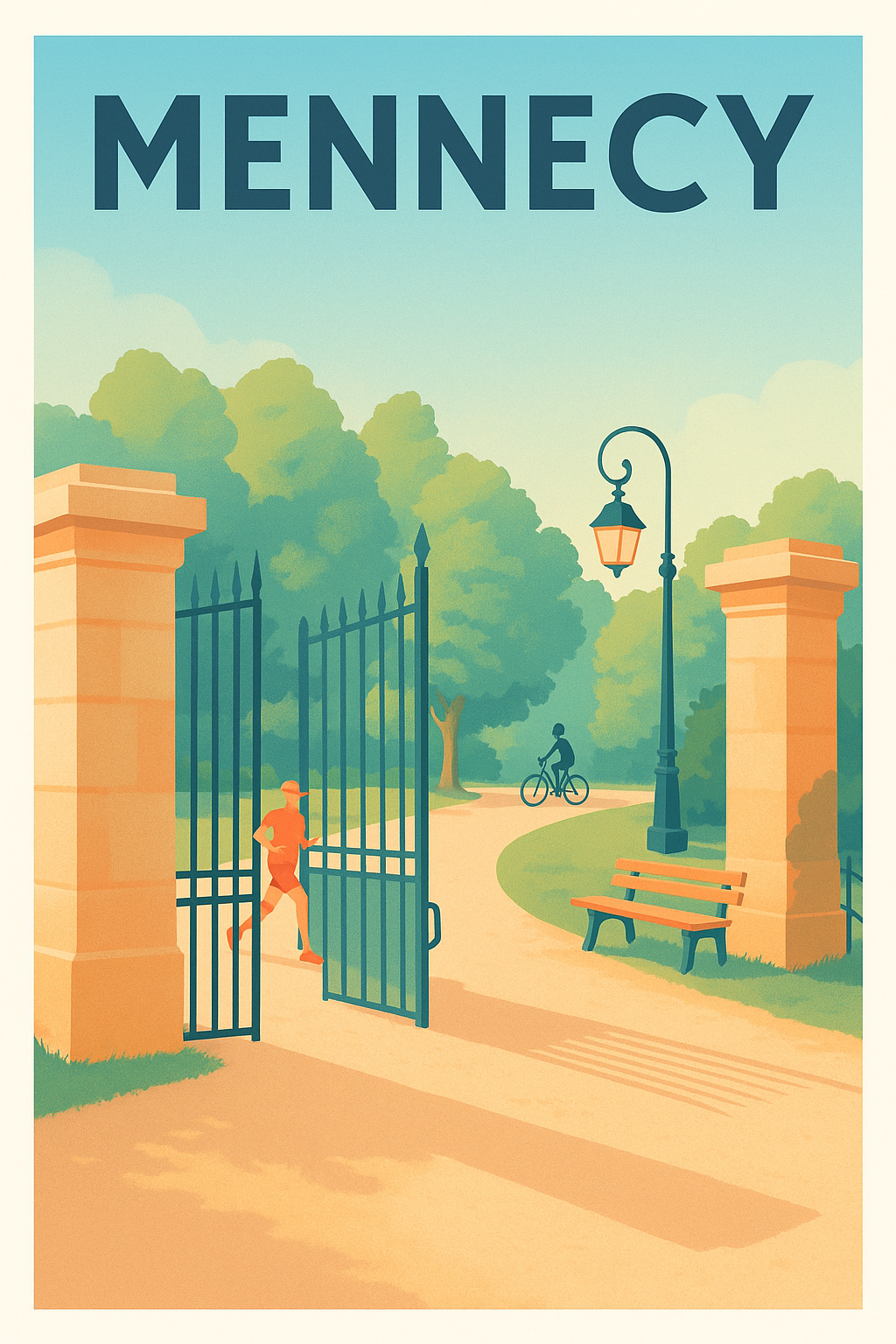 Affiche de Mennecy - Entrée en douceur dans la nature