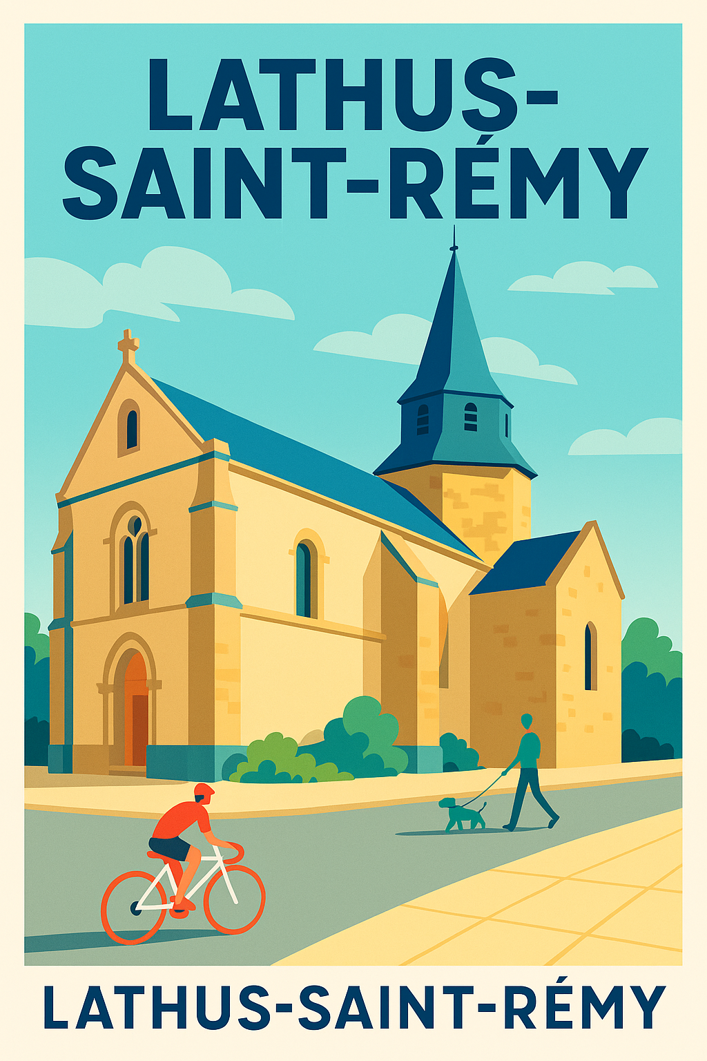 Affiche de Lathus-Saint-Rémy - Charme authentique et douceur de vivre