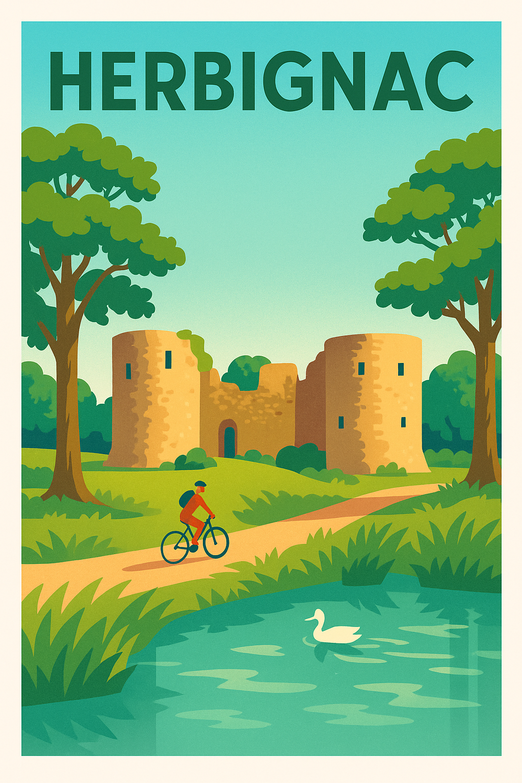 Affiche de Herbignac - Une escapade nature et patrimoine