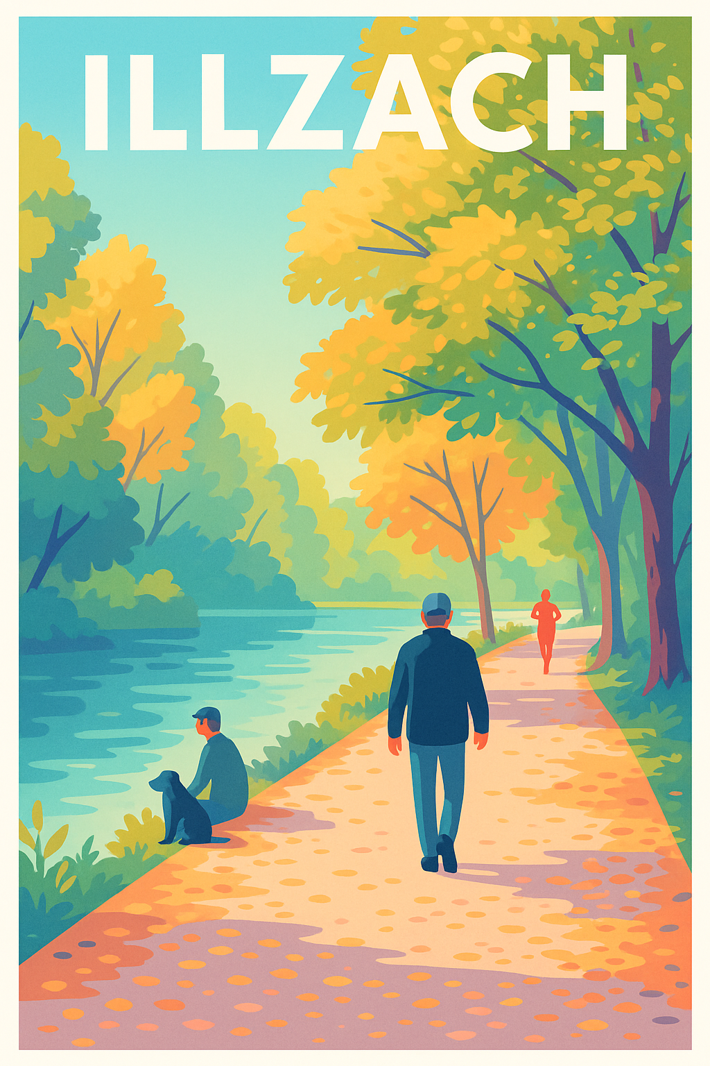 Affiche de Illzach - Promenade aux couleurs d'automne
