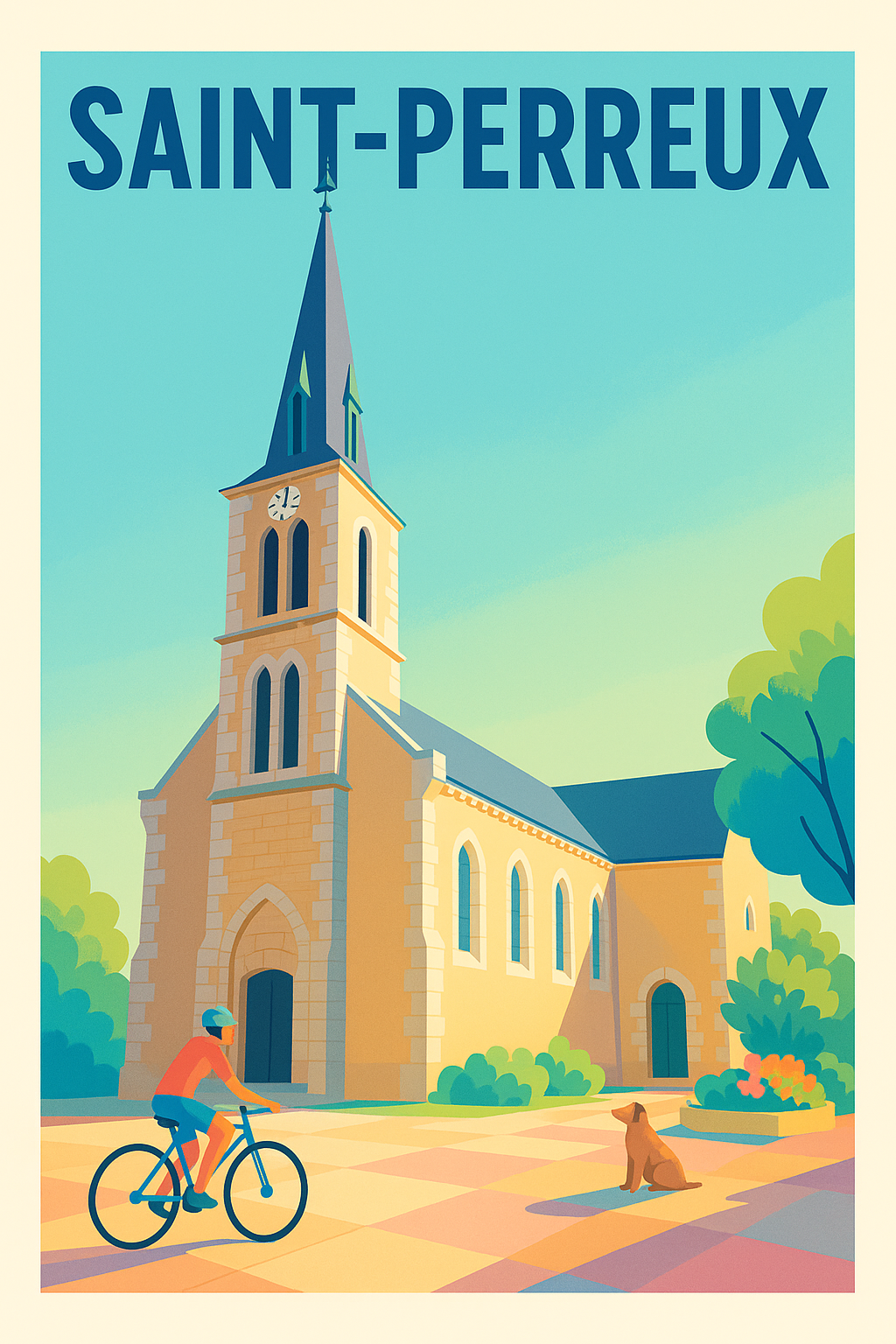 Affiche de Saint-Perreux - Charme et Sérénité au cœur du village