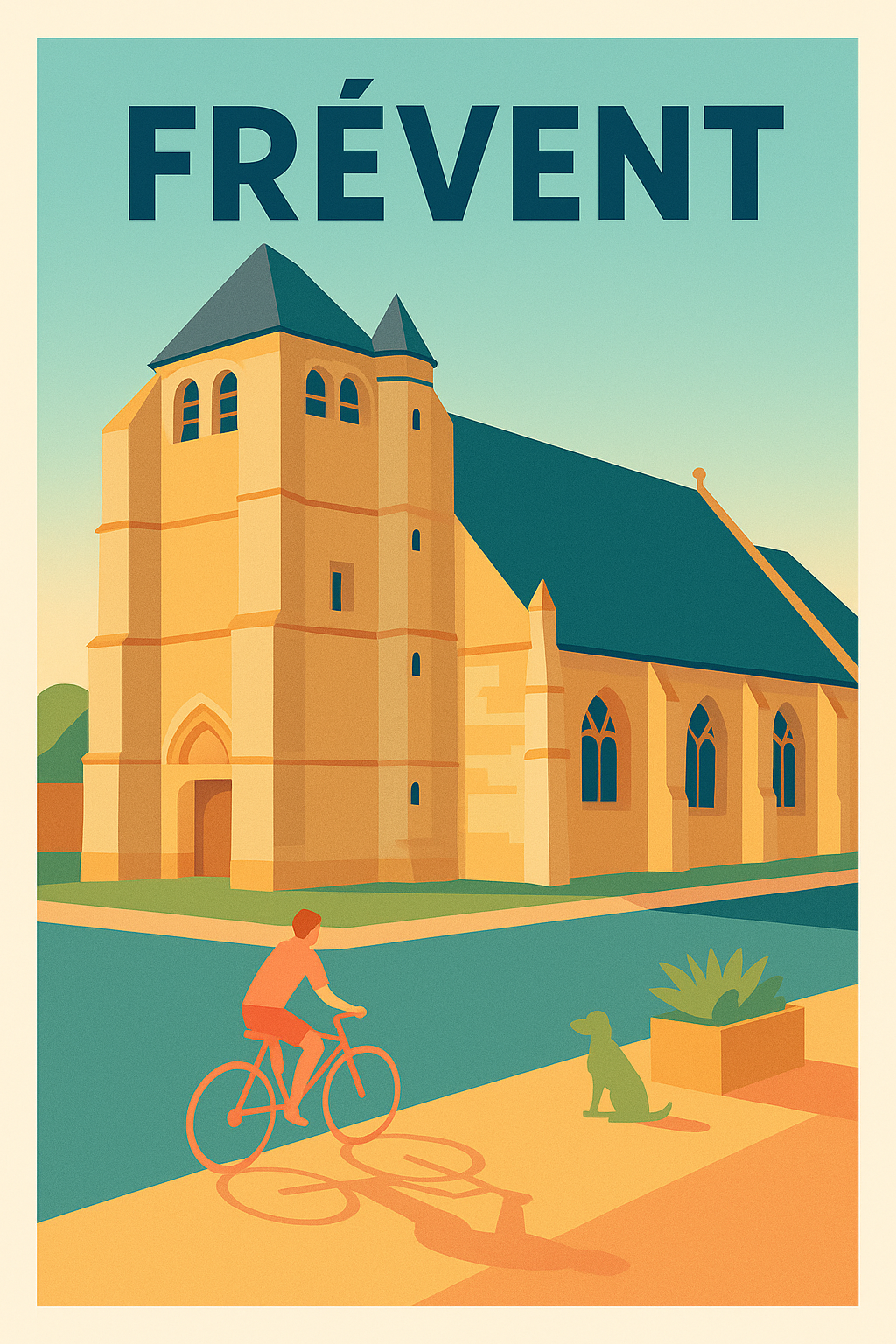 Affiche de Frévent - Voyage au cœur d'un village paisible