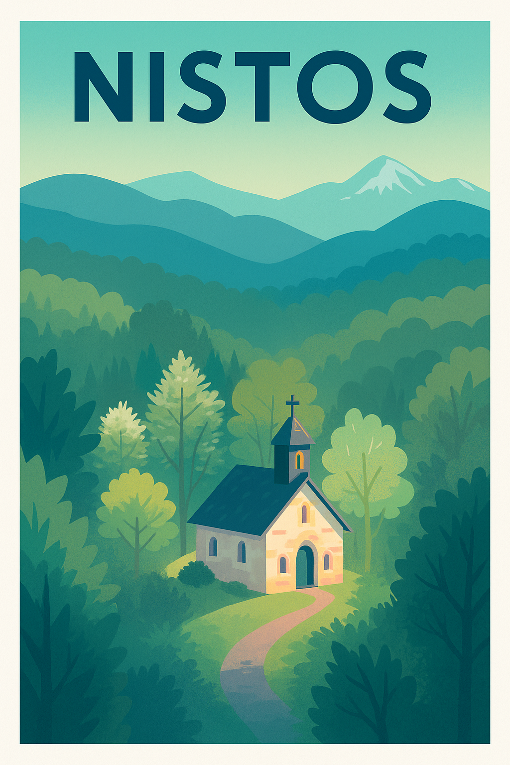 Affiche de Nistos - L'écrin de verdure des Pyrénées