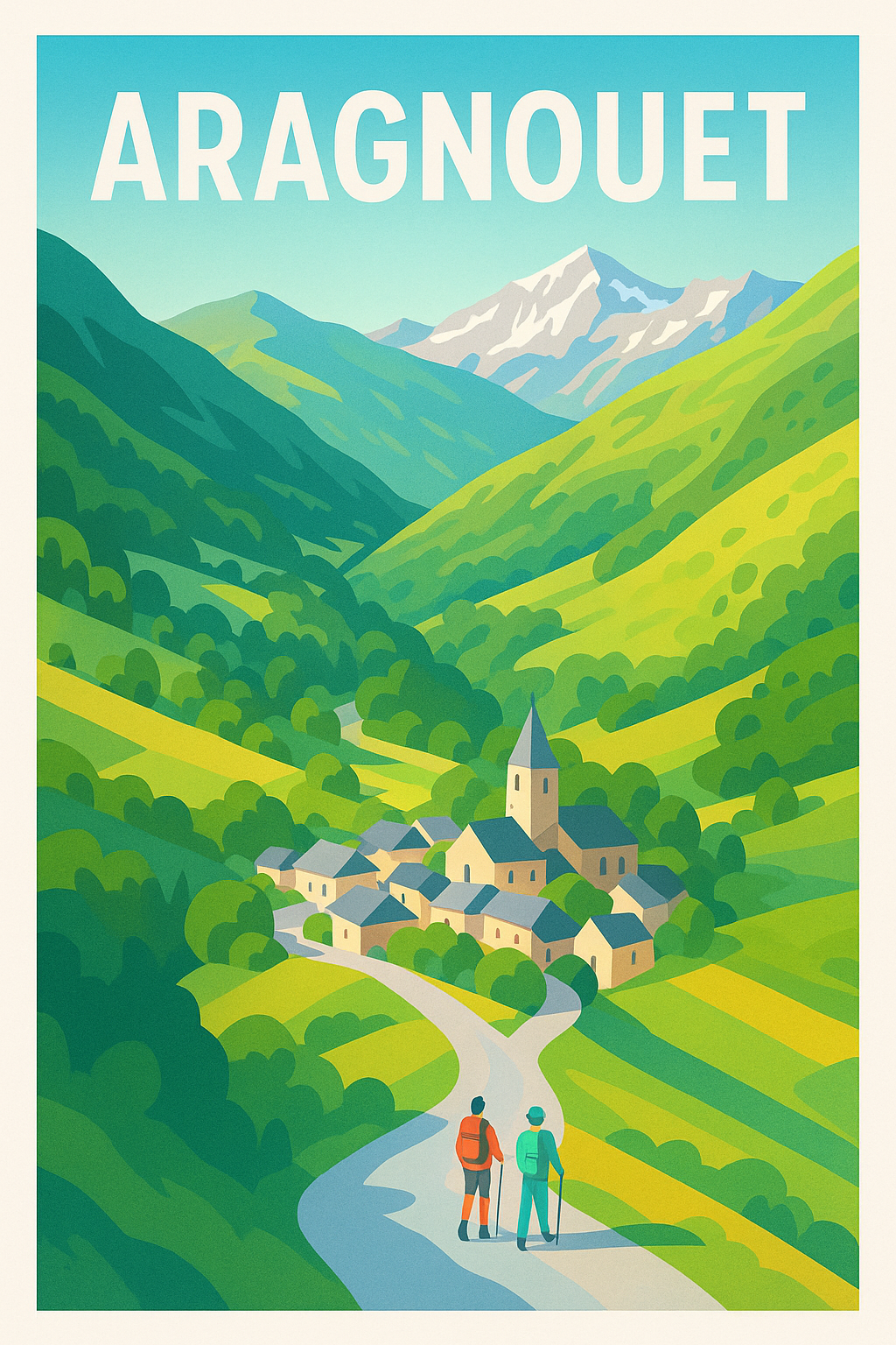 Affiche de Aragnouet - Nature et Randonnée au Cœur des Pyrénées