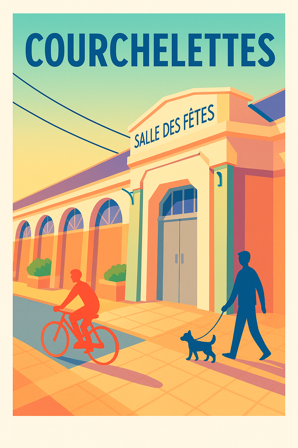 Affiche de Courchelettes - Ambiance paisible et festive