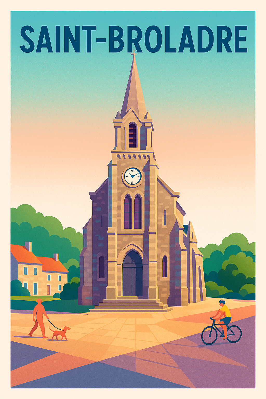 Affiche de Saint-Broladre - Charme et sérénité au cœur du village