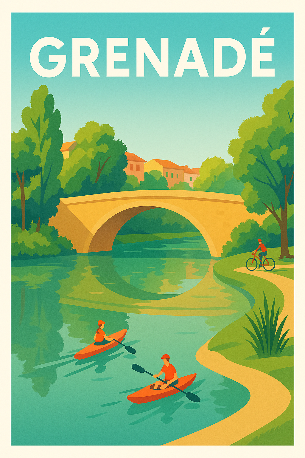 Affiche de Grenadé - Escapade nature et douceur de vivre