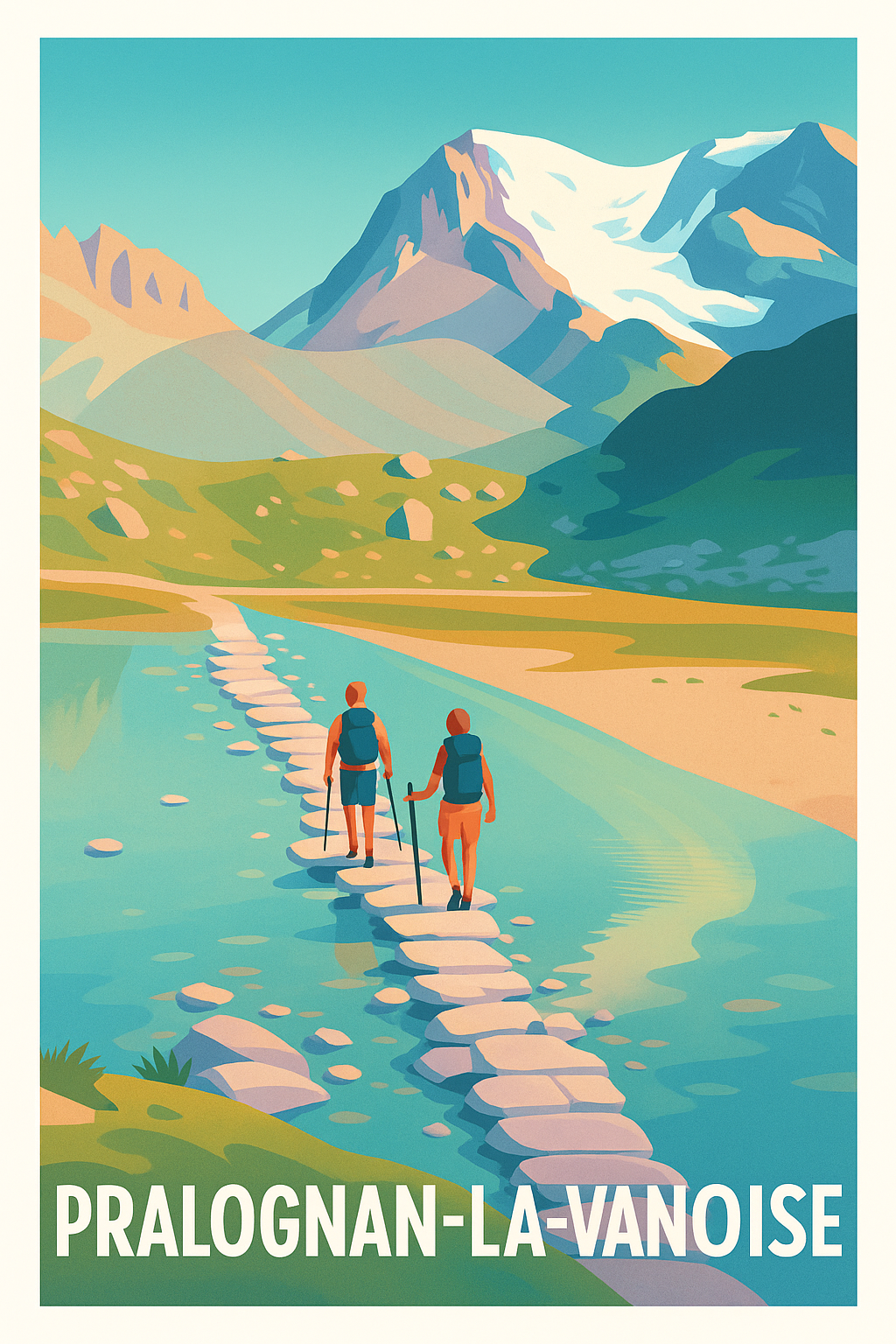 Affiche de Pralognan-la-Vanoise - Invitation à l'Aventure Alpestre