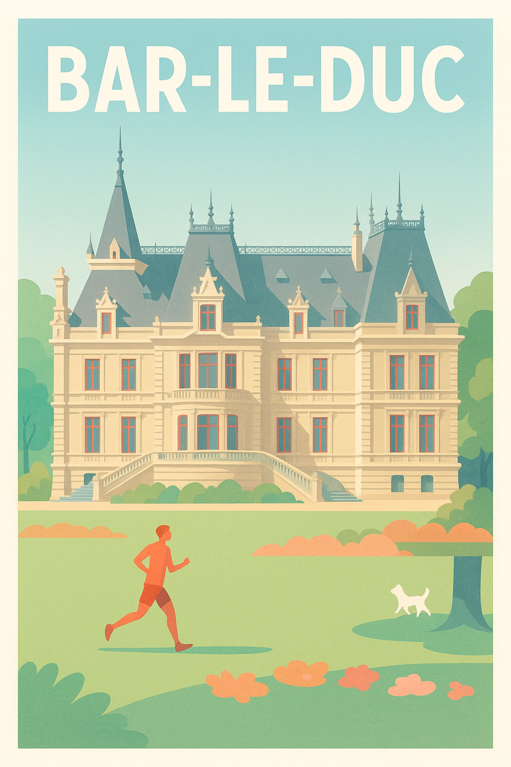 Affiche de Bar-le-Duc - Élégance et Sérénité au Château