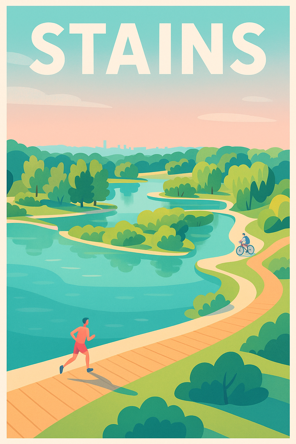 Affiche de Stains - L'évasion nature au cœur de la ville