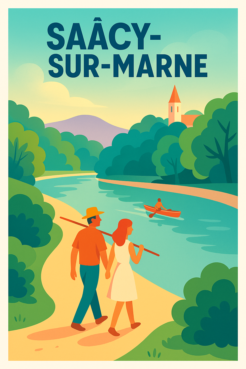 Affiche de Saâcy-sur-Marne - Balade bucolique au fil de l'eau
