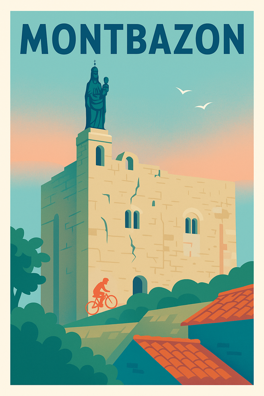 Affiche de Montbazon - Authentique charme médiéval en poster