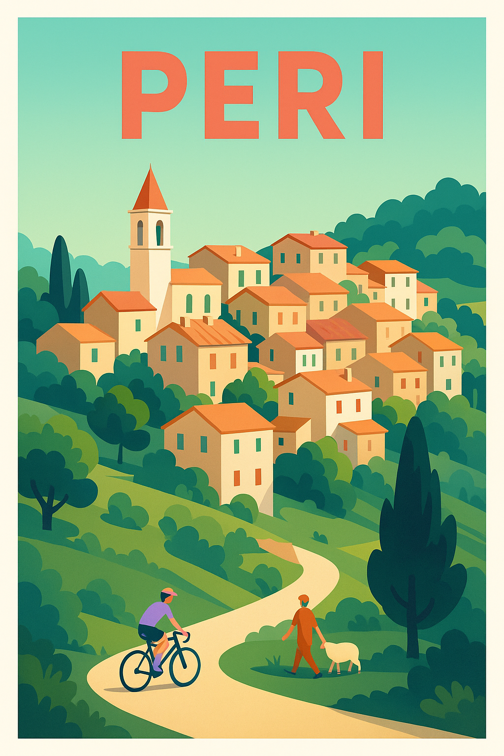 Affiche de Péri - Charme champêtre et douceur de vivre