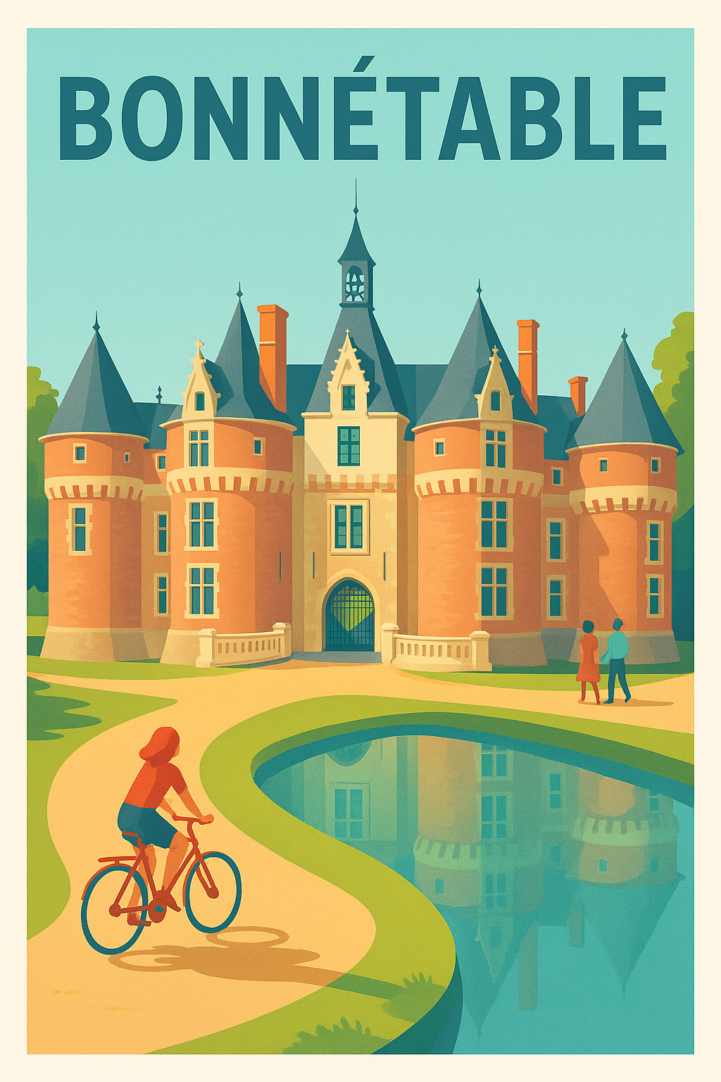 Affiche de Bonnétable - Charme et élégance du château de campagne
