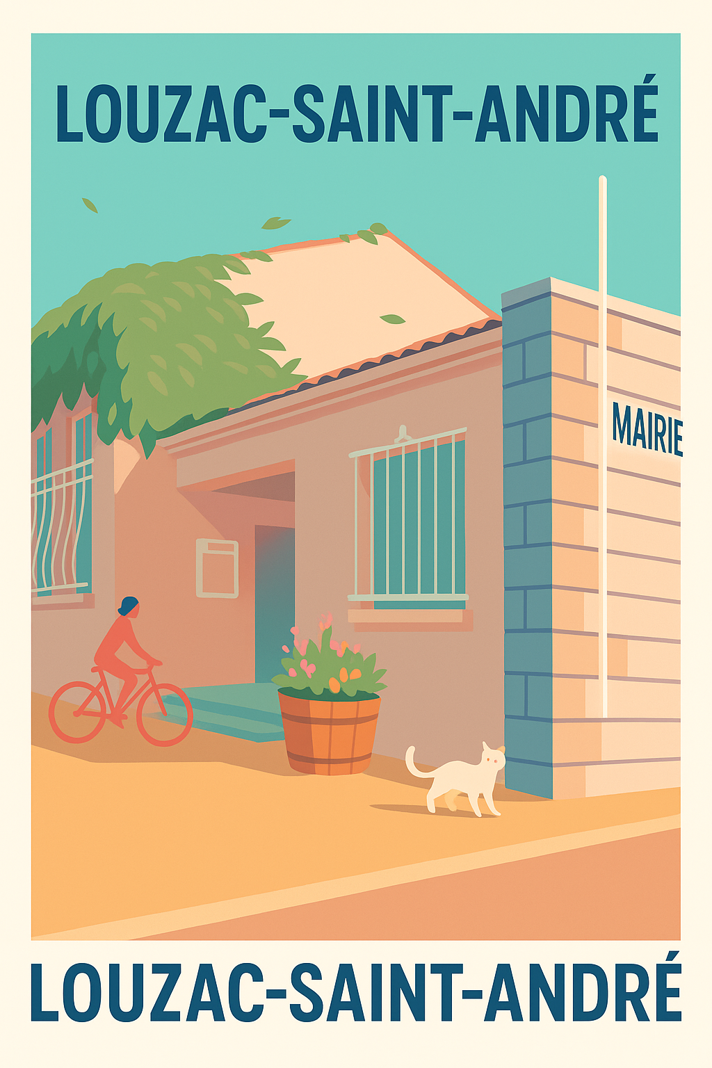 Affiche de Louzac-Saint-André - Charme paisible et authenticité