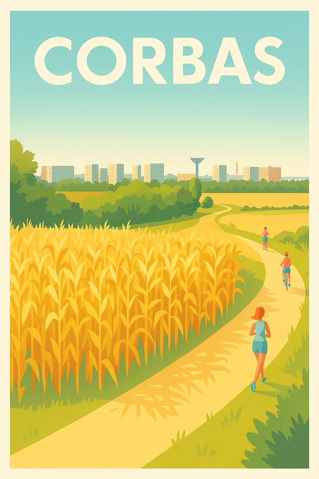 Affiche de Corbas - Évasion nature et sport en pleine ville