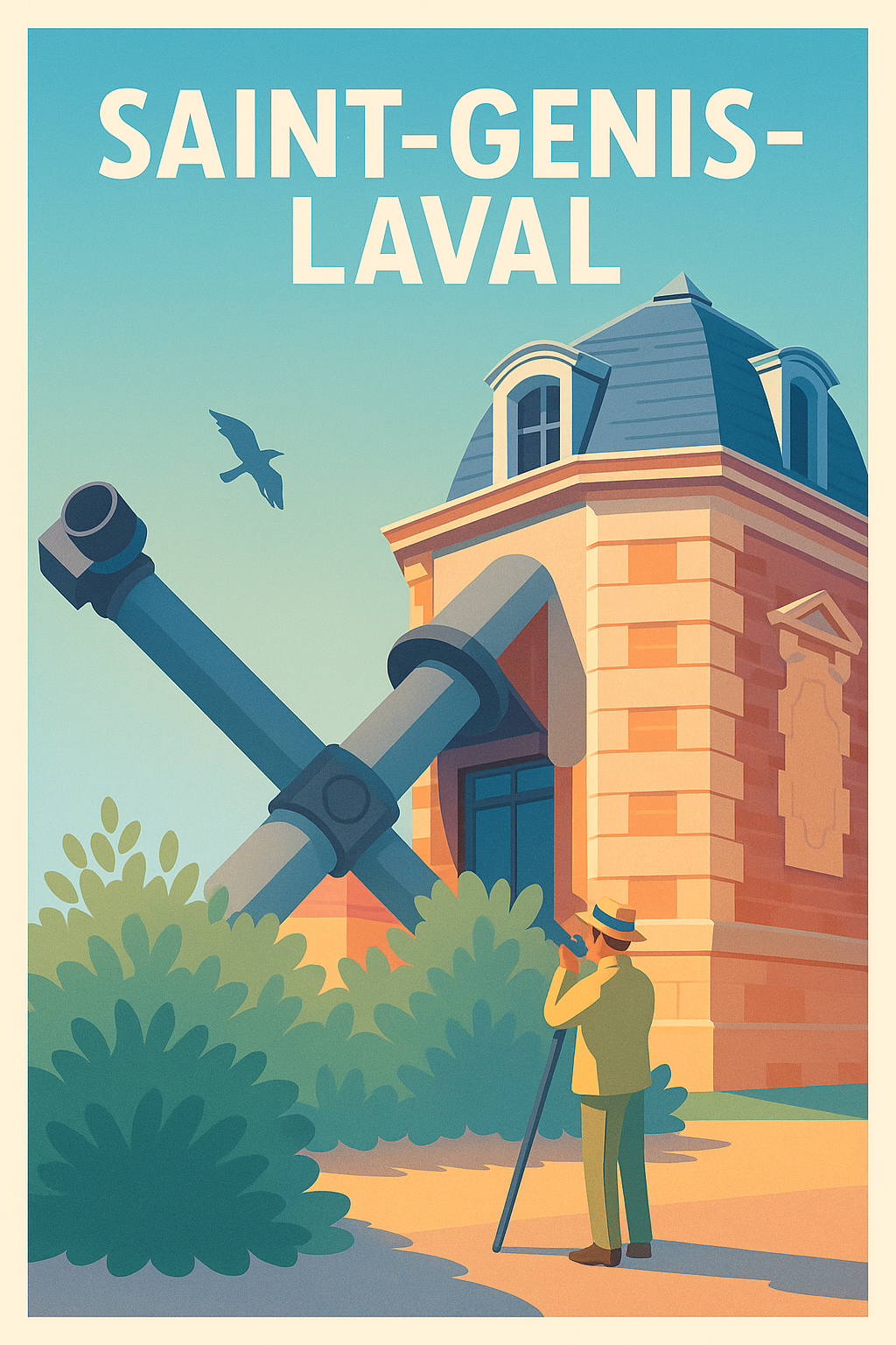 Affiche de Saint-Genis-Laval - Exploration et Patrimoine historique