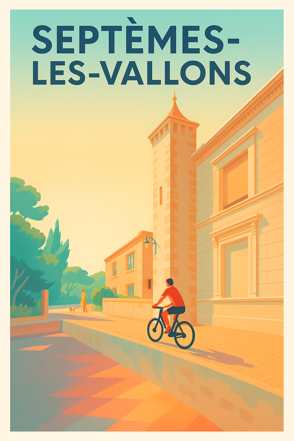 Affiche de Septèmes-les-Vallons - L'évasion douce en vélo