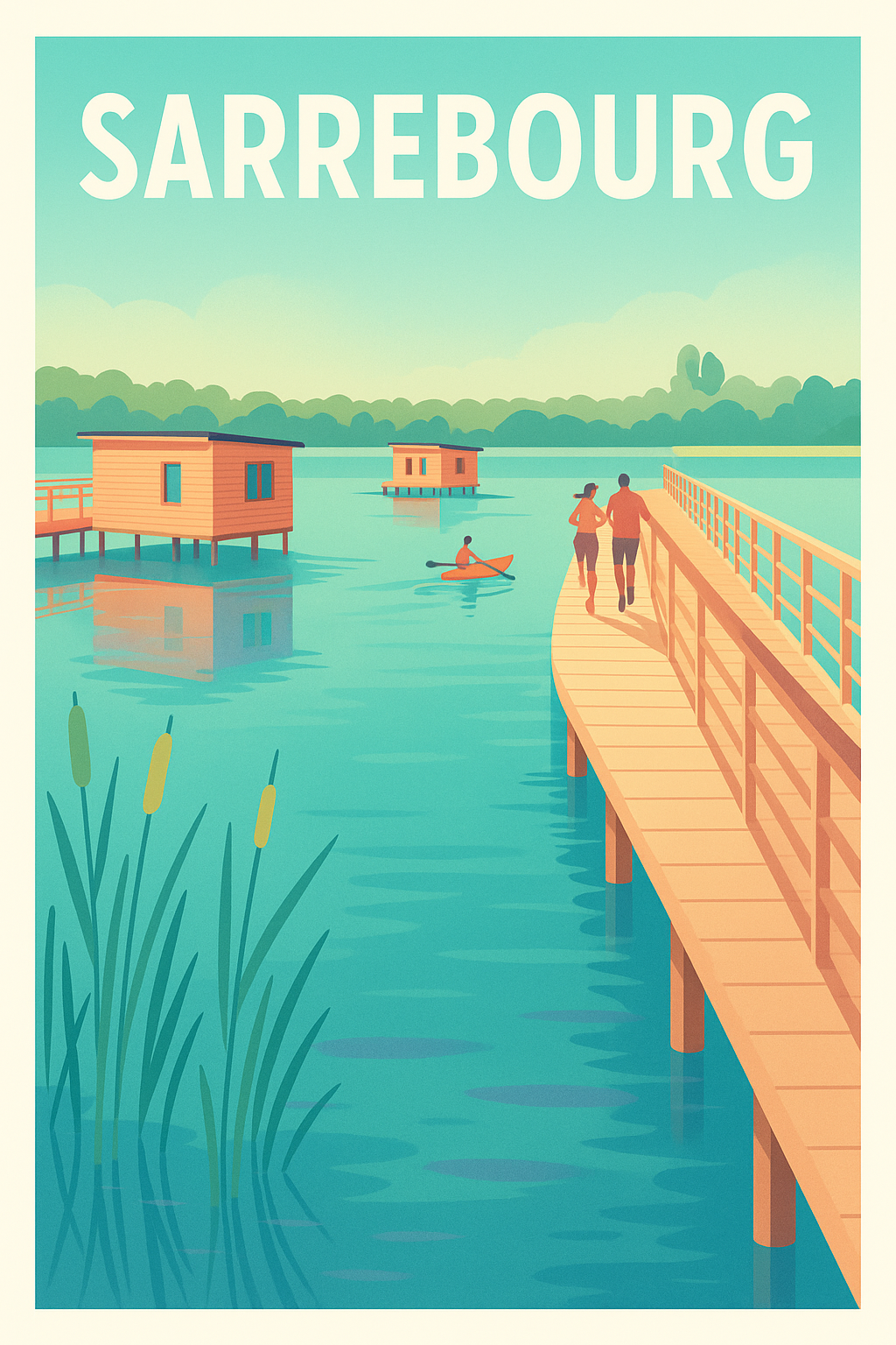 Affiche de Sarrebourg - Évasion au bord de l'eau