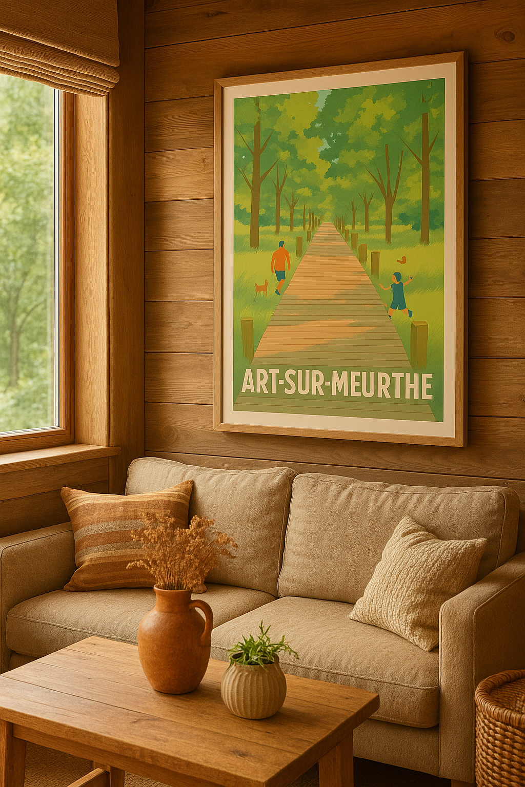 Mise en situation Affiche de Art-sur-Meurthe - Promenade en pleine nature