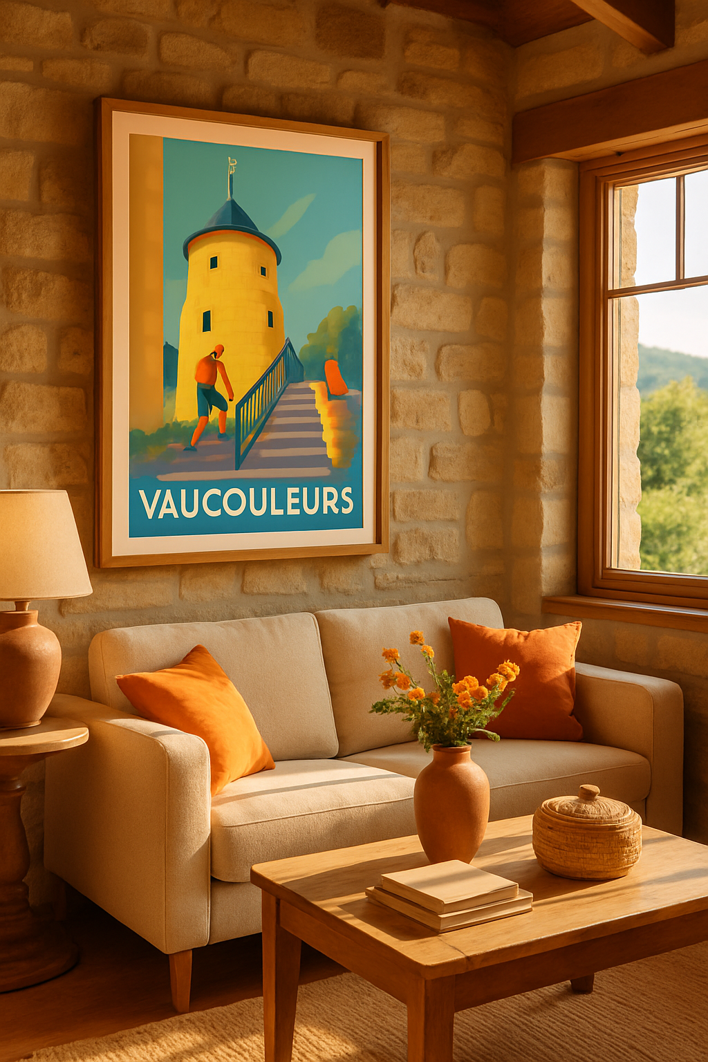 Mise en situation Affiche de Vaucouleurs - Escapade au cœur de l'histoire