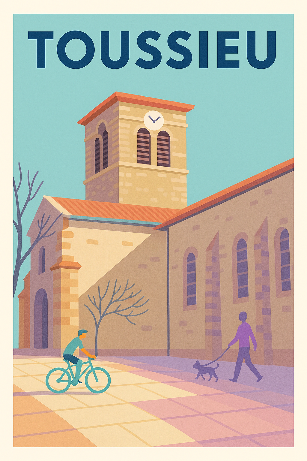 Affiche de Toussieu - Charme paisible et authenticité locale