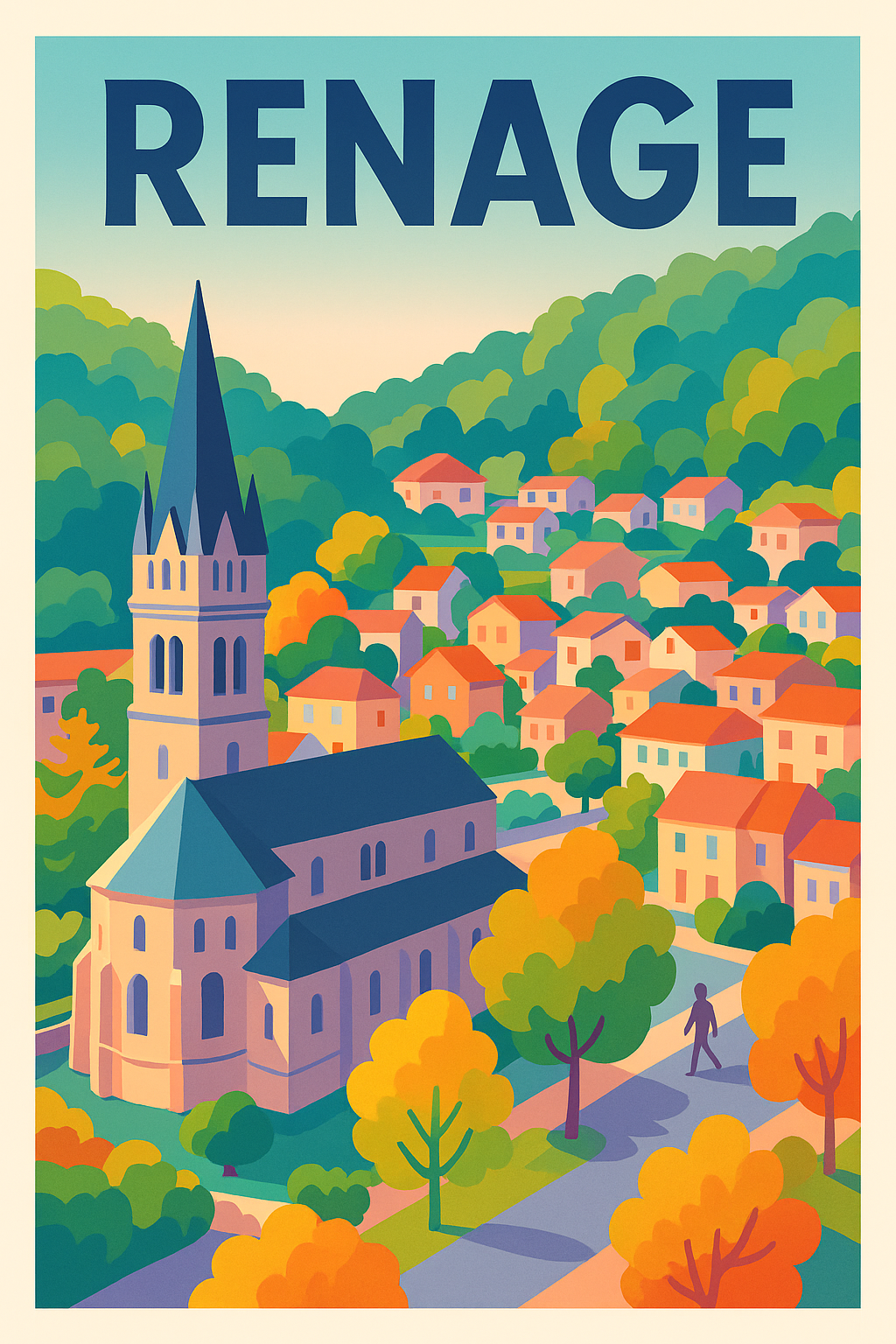 Affiche de Renage - Harmonie intemporelle au cœur de la vallée