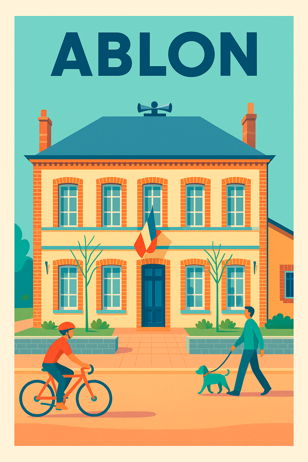 Affiche de Ablon - Charme paisible au cœur de la ville